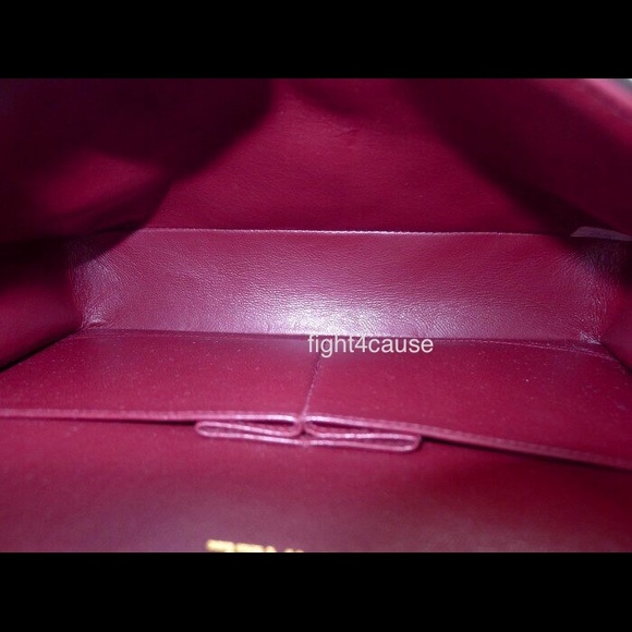 SOLD!! Vintage CHANEL Classic Double Flap Lambskin Medium - Picture 7 of 8